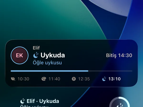 Petek Aile: Kilit ekranında Canlı Etkinlik