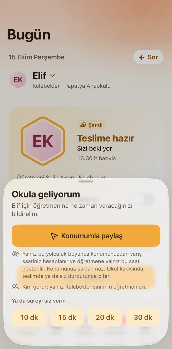 Petek Aile: Okula geliyorum